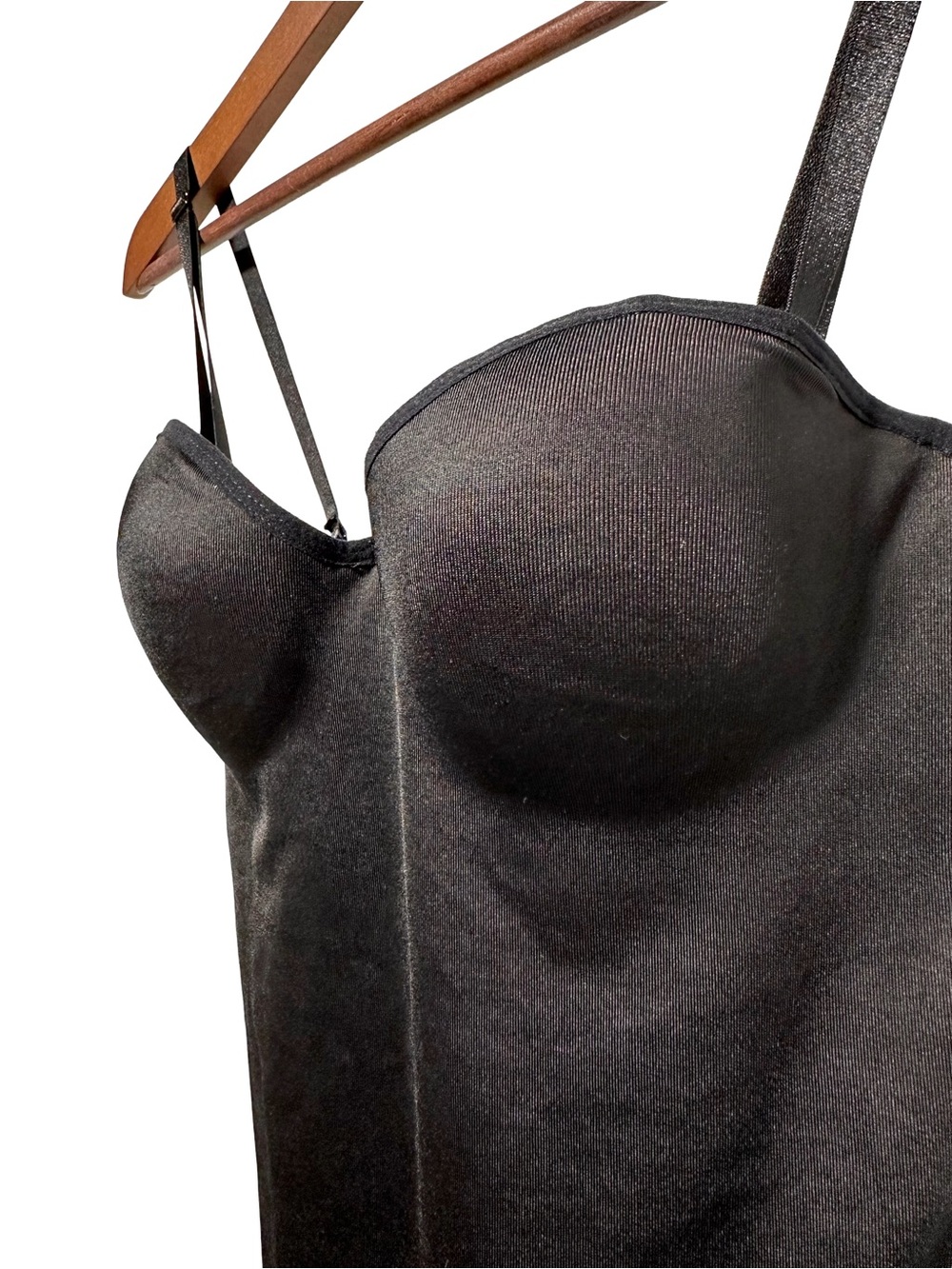 Heavenly Shapewear Black Push Up Bodycon Shaping Slip Dress L - Picture 3 of 7